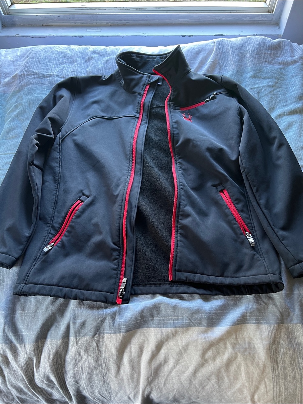 Spyder Kids Black Jacket 14/16